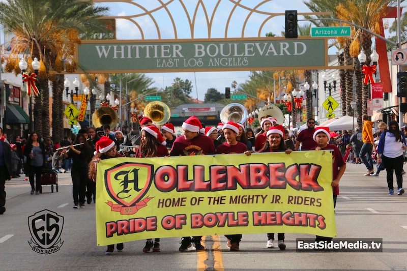 Hollenbeck Middle School East LA Christmas Parade EastSideMedia.TV